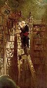 Carl Spitzweg The Bookworm, oil painting picture wholesale